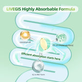 LIVEGIS Vitamin D3 + K2 Softgels with coconut oil infusion