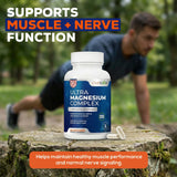 LIVEGOOD Magnesium Supplement 82g with green plants background