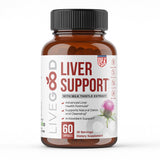 LIVEGOOD Milk Thistle Liver Support Supplement bottle front view