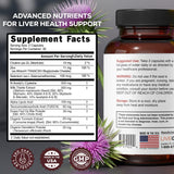 LIVEGOOD Milk Thistle Liver Support Supplement capsules close-up