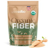 LIVEGOOD Organic Fiber Powder front view packaging