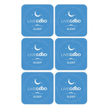 LIVEGOOD Sleep Patches back view with ingredients list