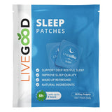 LIVEGOOD Sleep Patches front view with packaging