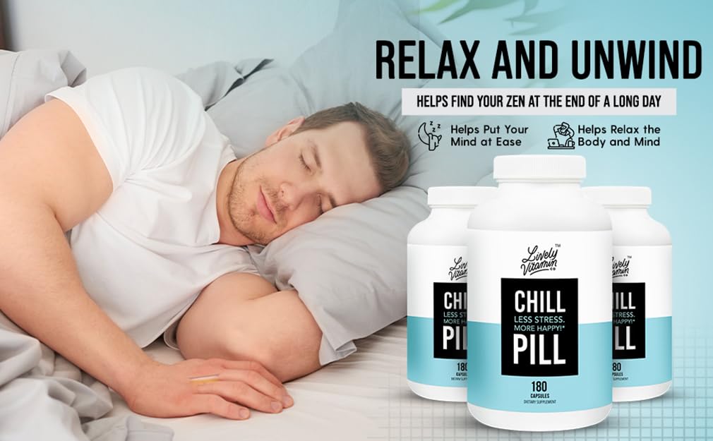 LIVELY VITAMIN CO Chill Pill showing capsule close-up