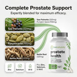 livenaturally Saw Palmetto capsules close-up