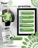 livenaturally Saw Palmetto Supplement back label view