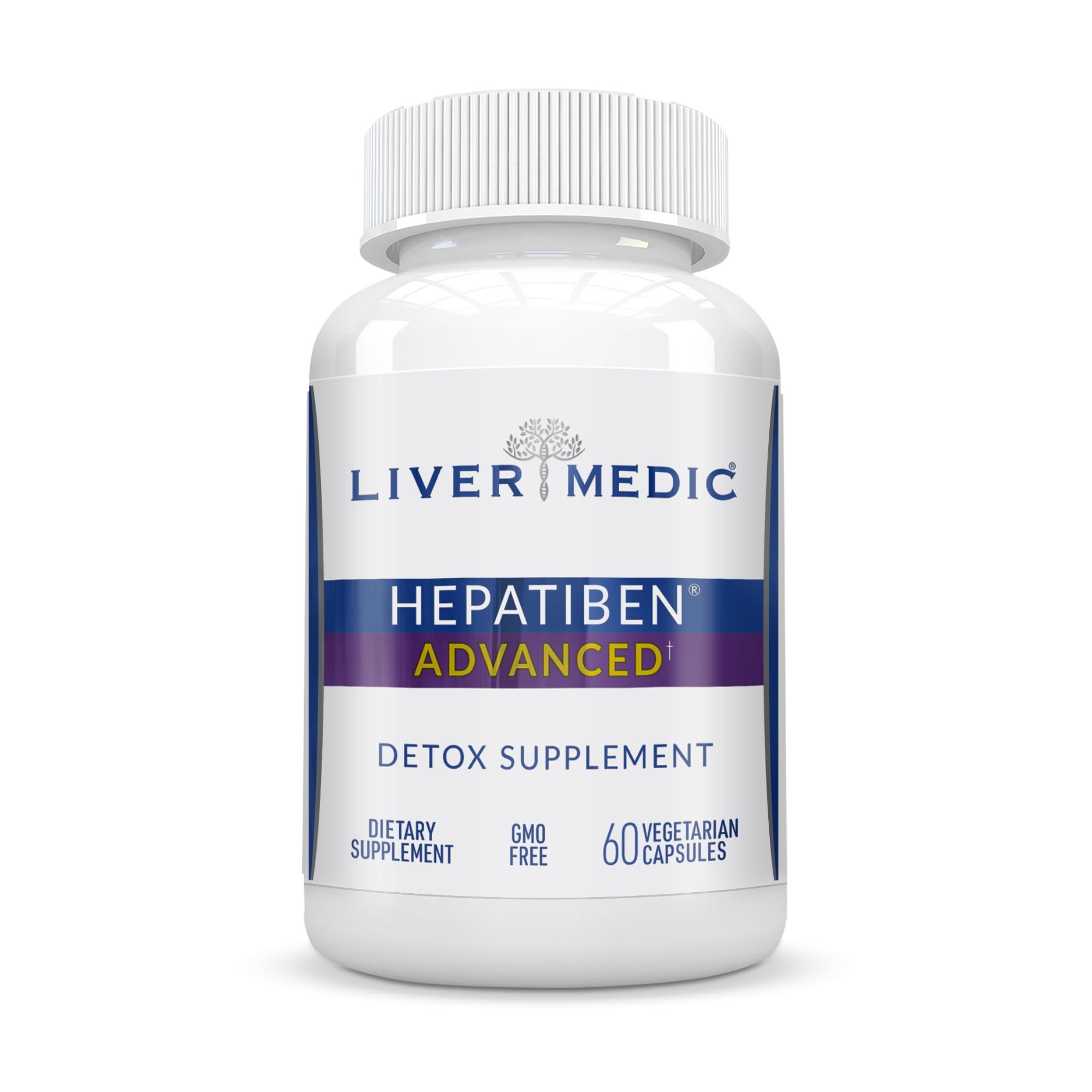 Liver Medic Hepatiben supplement bottle front view