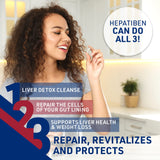 Liver Medic Hepatiben supplement capsules close-up