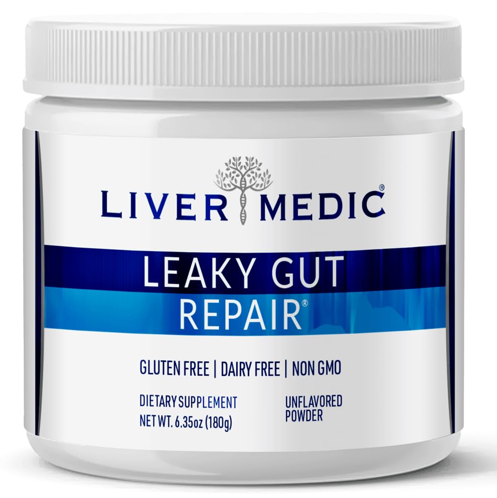 Liver Medic L-Glutamine Powder 179g packaging front view
