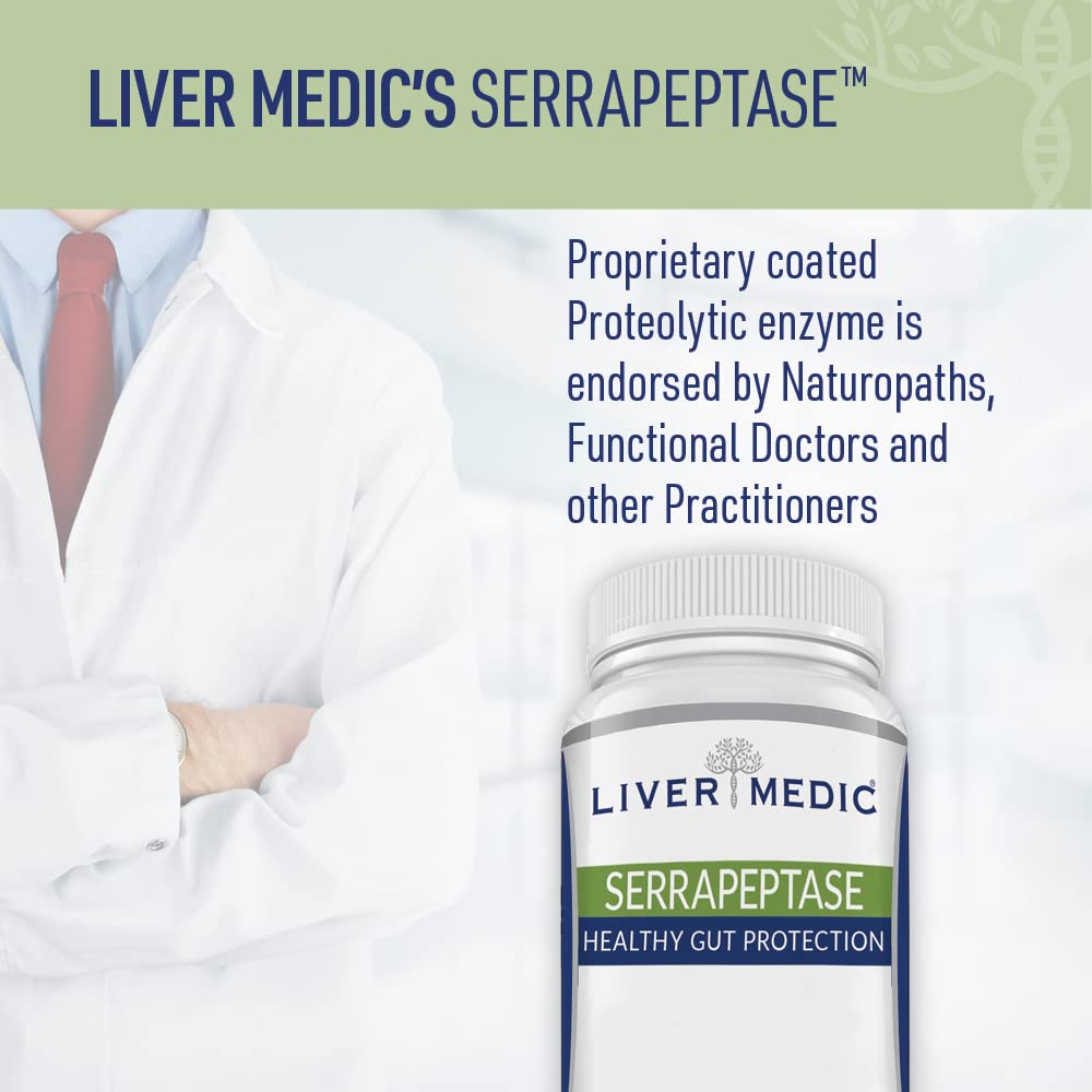 Liver Medic Multi-Enzyme Supplement back label