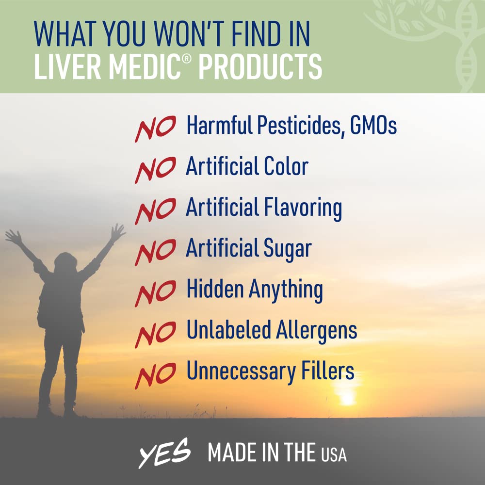 Liver Medic Multi-Enzyme Supplement on a wooden table