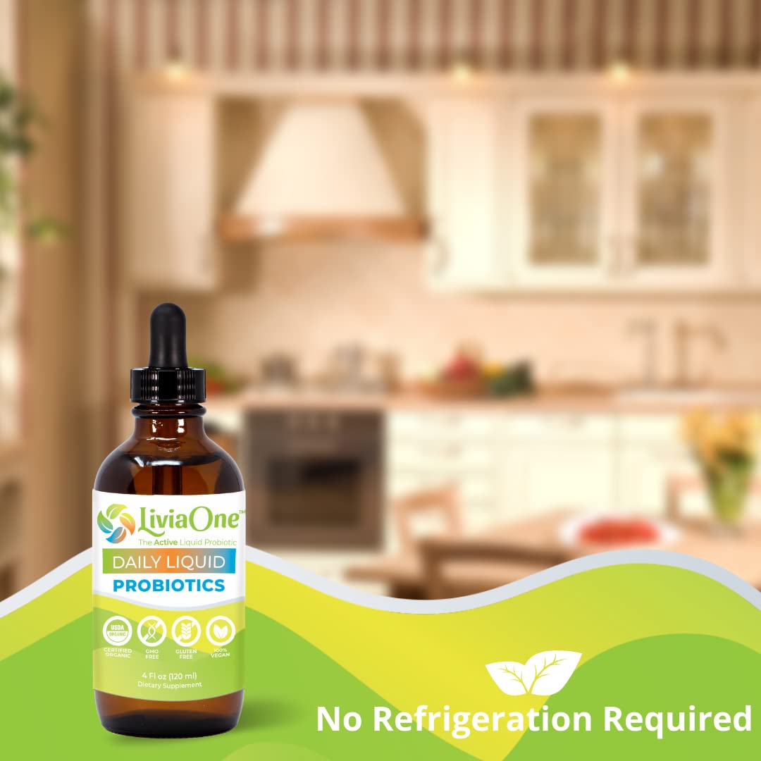 LiviaOne Probiotic Supplement 113g with organic ingredients