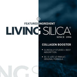 Living Silica Collagen Supplement 100 mL dropper bottle lifestyle scene