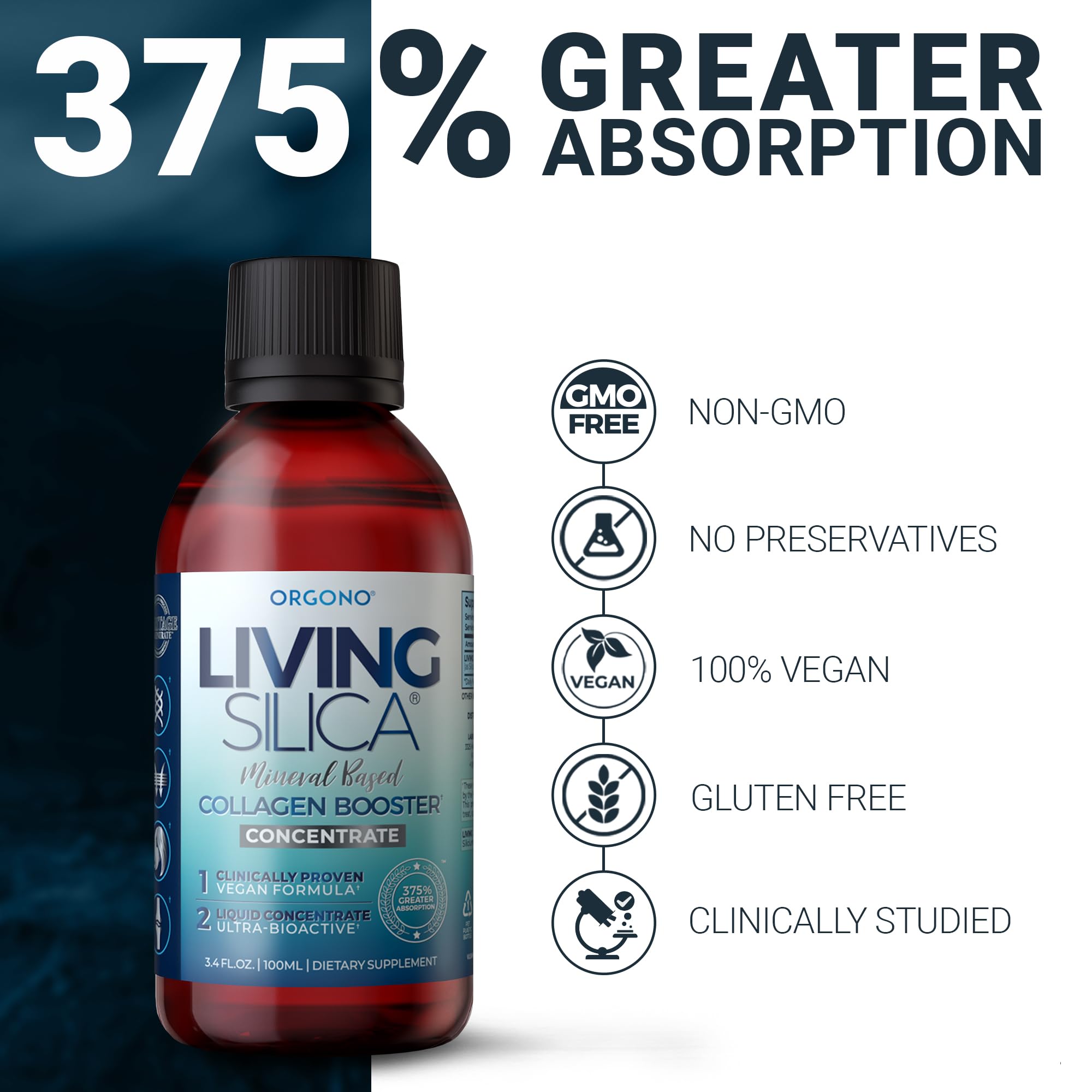 Living Silica Collagen Supplement ingredients list