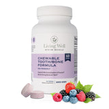 Living Well Chewable Kids' Vitamins 168g front view