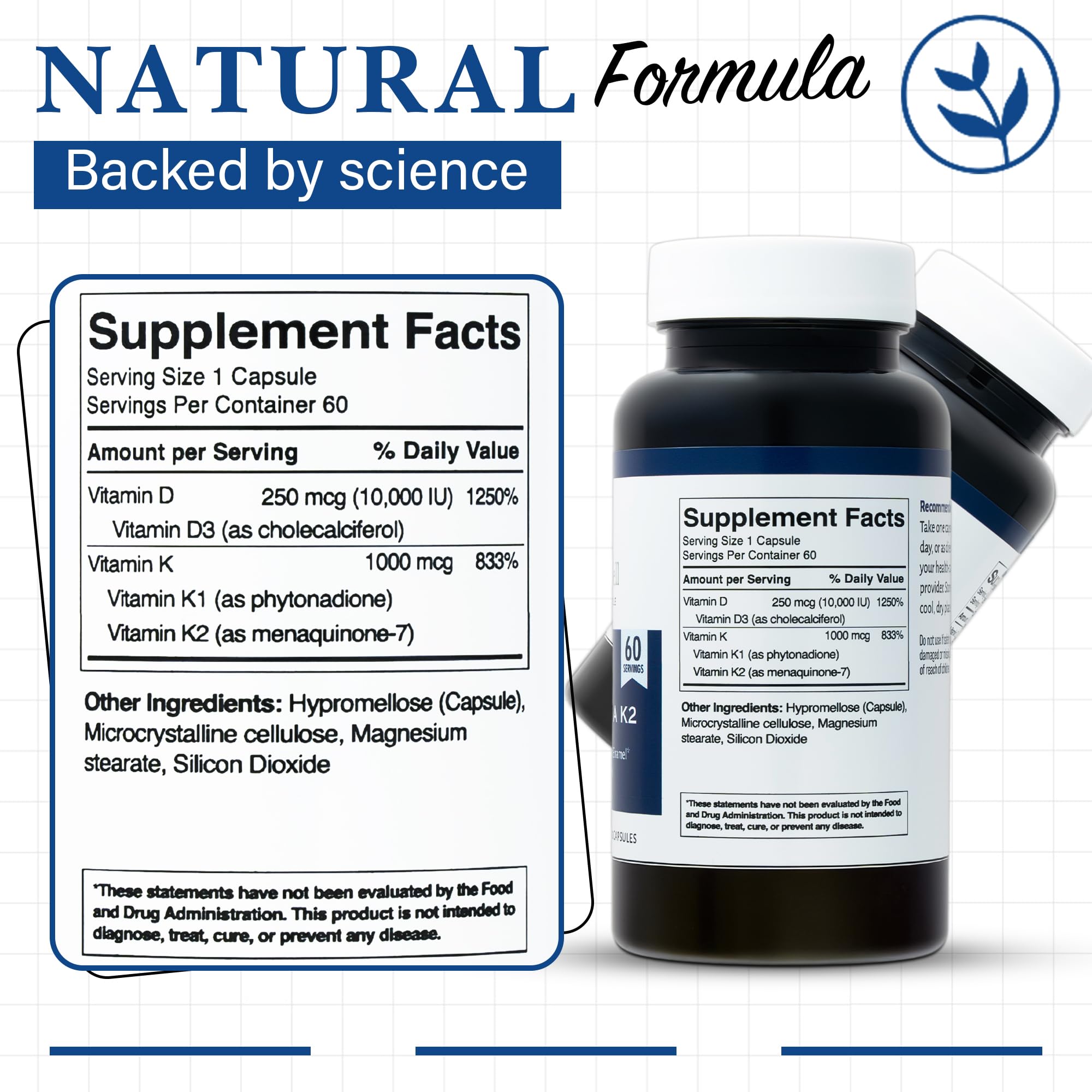 Living Well with Dr. Michelle Vita D 10,000 + K capsules close-up of capsules