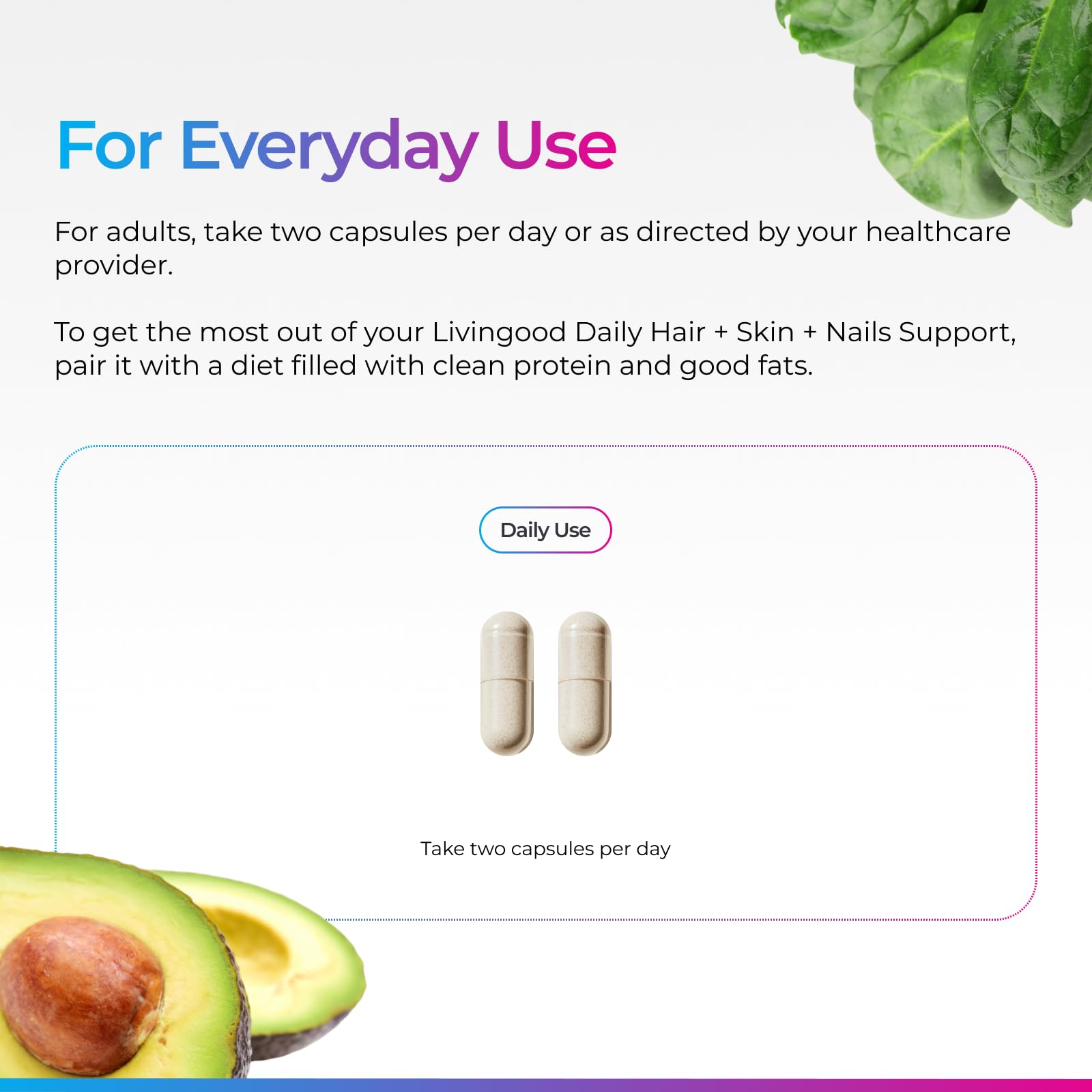Livingood Daily 14-IN-1 Beauty Formula Supplement capsules