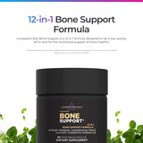 Livingood Daily Bone Support+ supplement bottle side view