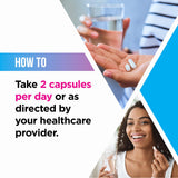 Livingood Daily Brain Support Supplement bottle with capsules in hand