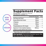 Livingood Daily Brain Support Supplement ingredients list on the back