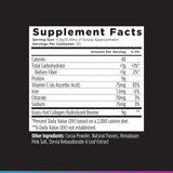 Livingood Daily Chocolate Collagen Powder in a glass of water