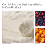 Livingood Daily Collagen Powder 227g scoop with powder