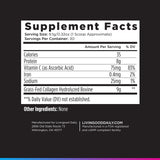 Livingood Daily Collagen Powder in a smoothie
