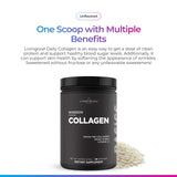 Livingood Daily Collagen Powder scoop with powder