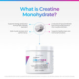 Livingood Daily Creatine Monohydrate unflavoured powder scoop