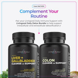Livingood Daily daily wellness Support bottle with capsules on a kitchen counter
