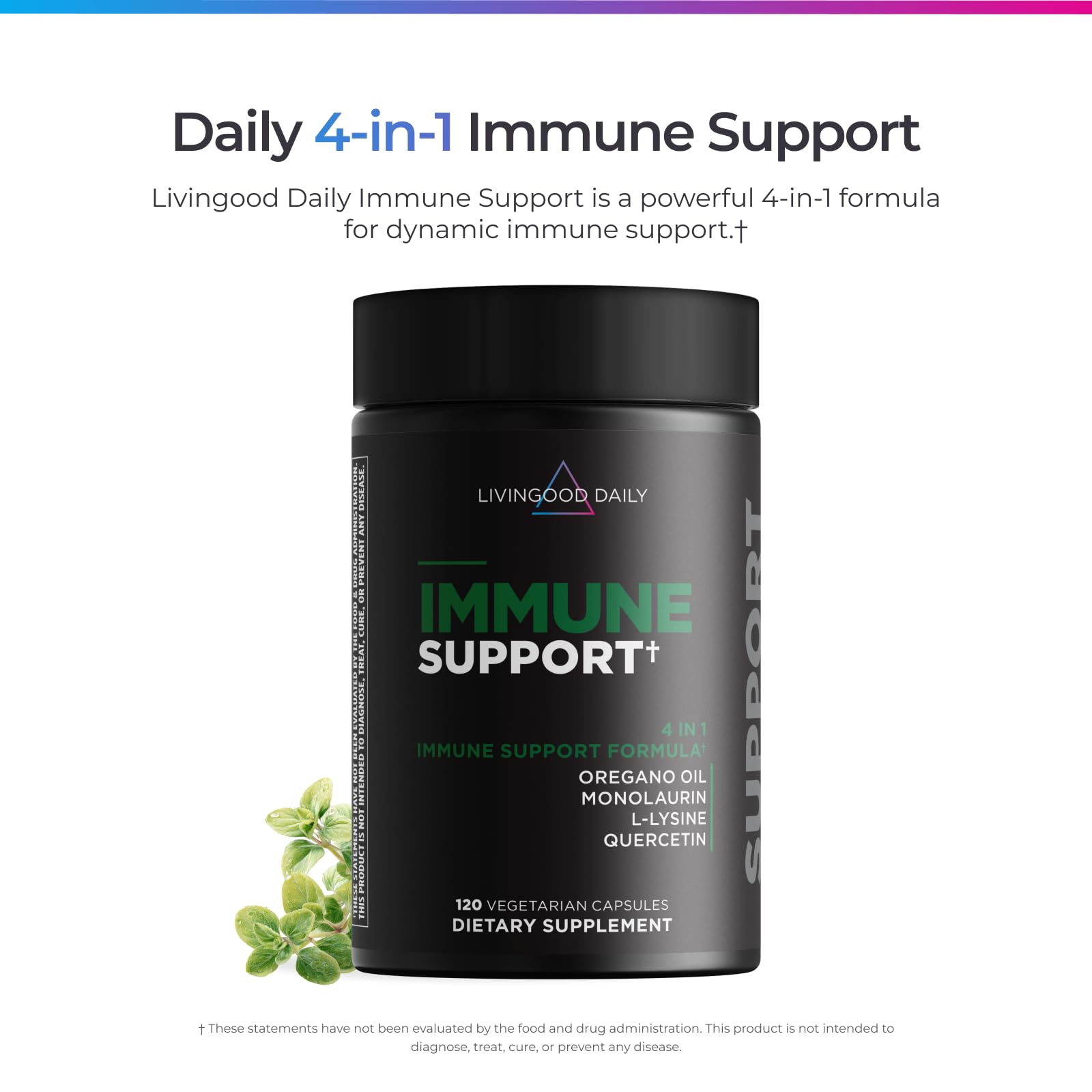 Livingood Daily daily wellness Support bottle with label