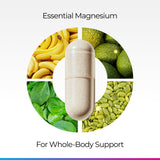 Livingood Daily Magnesium Complex capsules in a hand