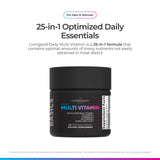 Livingood Daily Methylated Multivitamin capsules close-up