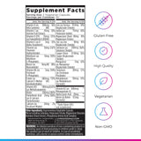 Livingood Daily Methylated Multivitamin capsules on a wooden table