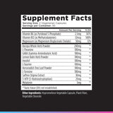 Livingood Daily Mood Support Supplement back view showing nutritional information