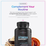 Livingood Daily Mood Support Supplement lifestyle scene with a glass of water