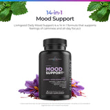 Livingood Daily Mood Support Supplement side view showing capsule details