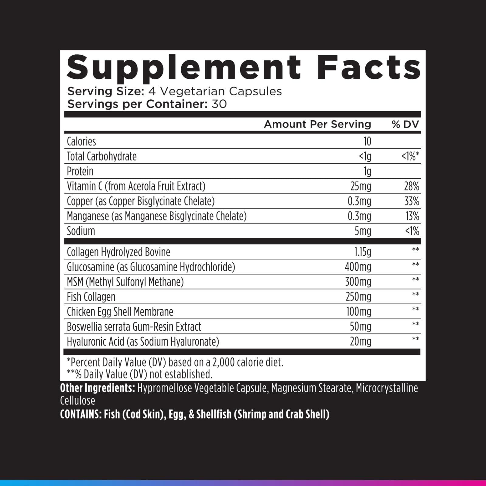Livingood Daily Multi Collagen Joint Support Supplement packaging