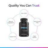 Livingood Daily Omega-3 Fish Oil Softgels side view