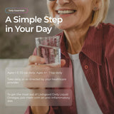 Livingood Daily Omega-3 Liquid Supplement packaging with orange slices