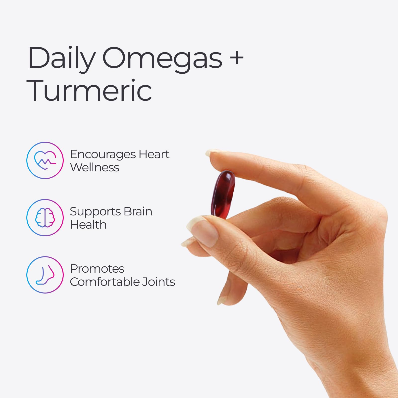 Livingood Daily Omega Spectrum Support with Turmeric softgel capsules