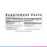 Livingood Daily Pre Pro Post Biotics Blend with a glass of water