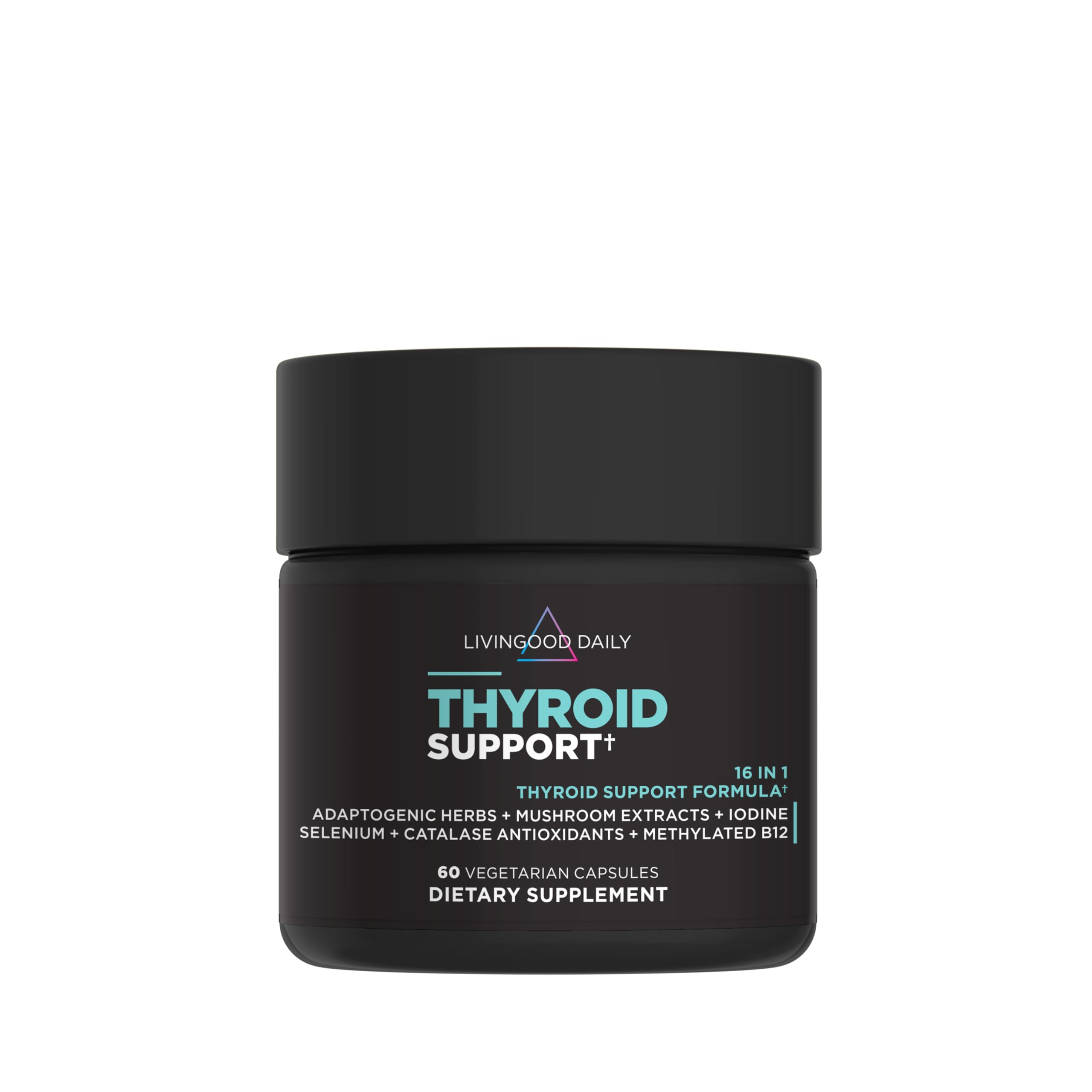 Livingood Daily Thyroid Support Supplement front view