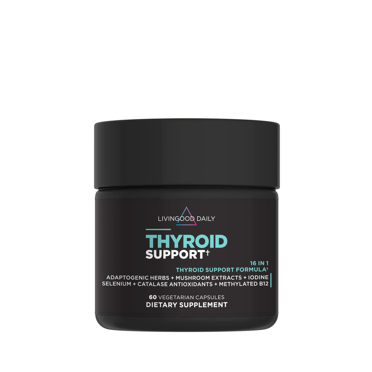 Livingood Daily Thyroid Support Supplement front view