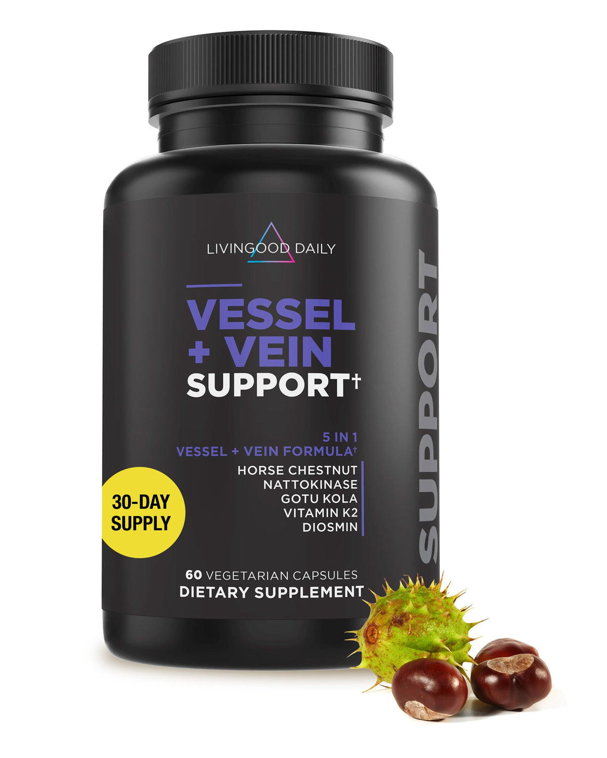 Livingood Daily Vessel & Vein Support 70g front view