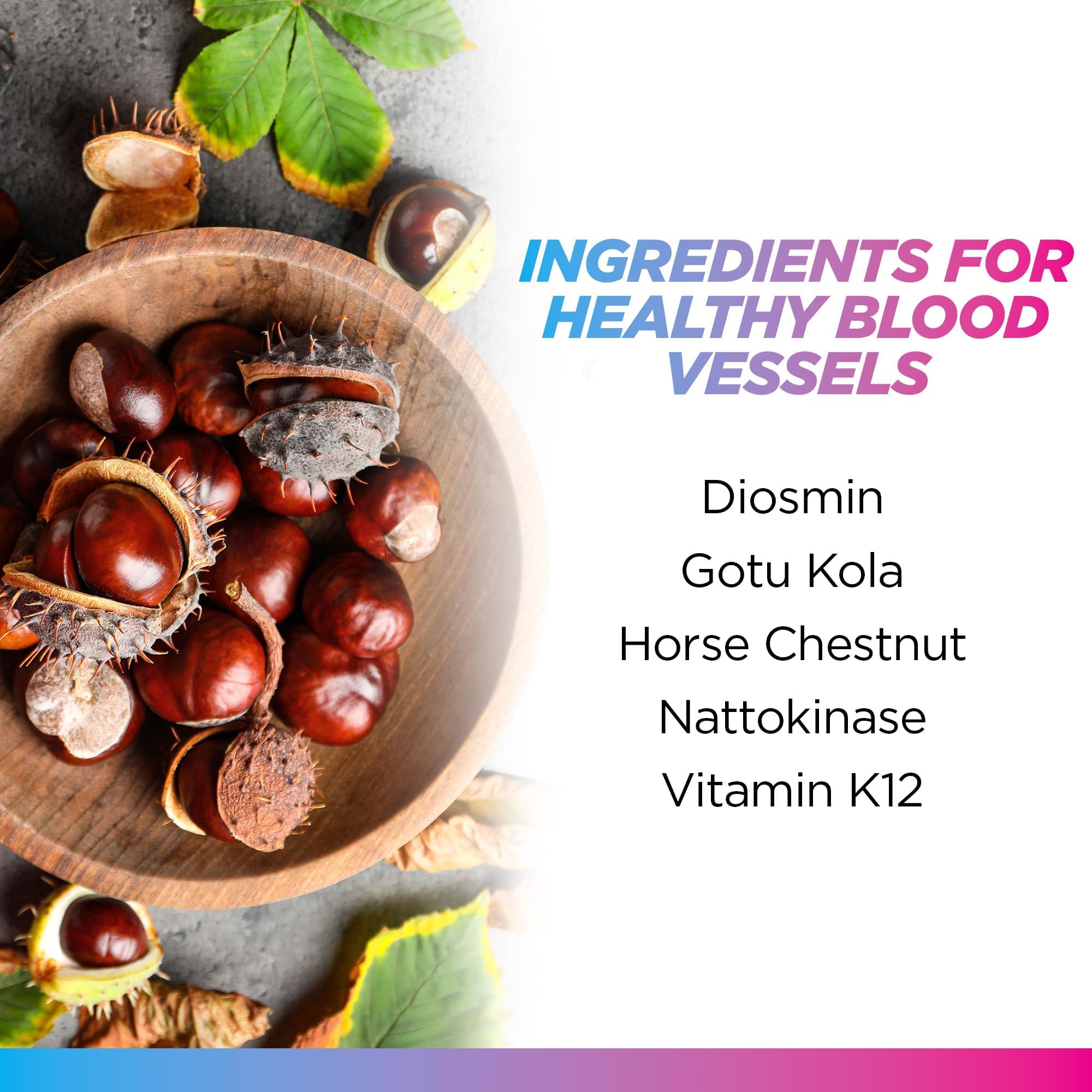 Livingood Daily Vessel & Vein Support 70g ingredients list