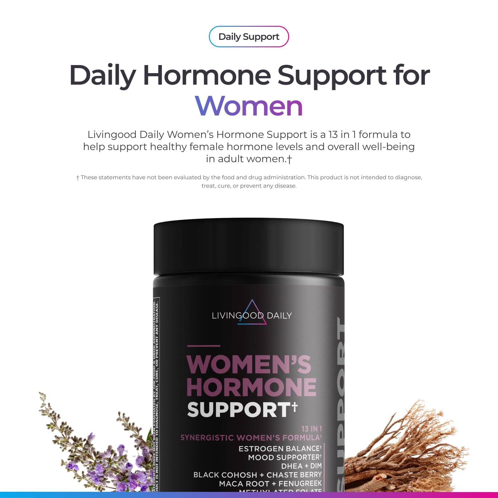 Livingood Daily Women's Support 150g side view