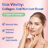 LivLyLuxe Multi Collagen Powder 440g on a kitchen counter