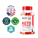 LIVORKA Activboost Keto+ACV Gummies 500mg close-up of gummies