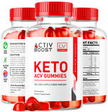 LIVORKA Activboost Keto+ACV Gummies 500mg on kitchen counter